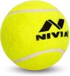 Nivia Hard Tennis Ball for Baseball/Cricket and Tennis, Yellow