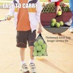 Magicorange Tennis Balls, 12 Pack Advanced Training Tennis Balls Practice Balls, Come with Mesh Bag for Easy Transport, Good for Beginner Training Ball
