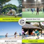 ONEGlobal Incrediball Soft Practice Cricket Ball | Outdoor & Indoor Soft Rubber Cricket Ball with Core & Stitched Seam | for Honing Skills & Family Fun (1-Fluoro Yellow)
