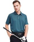 Golf Shirts for Men Dry Fit Moisture Wicking Casual Sport Short Sleeve Mens Golf Polo Shirts