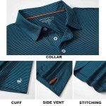 Golf Shirts for Men Dry Fit Moisture Wicking Casual Sport Short Sleeve Mens Golf Polo Shirts