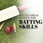Mozi Sports® Leather Cricket Ball Senior Hand Stitched Match Quality Balls Weight 5.50oz (Red)