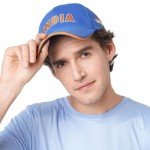India Cricket Cap - Blue Wave Design
