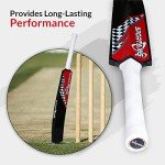 Sportaxis Black Popular Willow Cricket Bat for Beginners, Professional Players- Wooden, Lightweight, Durable- Ideal for Training, Practice