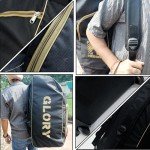 Heega Glory Cricket Kit Bag - Sports Bag-Backpack-Cricket Bag, M, Black