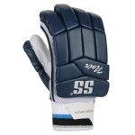 SS Cricket Junior Noir Premium Batting Gloves' Junior Size - Navy Right Handed