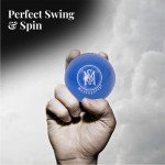Mozi Sports Wind Cricket Balls - Indoor & Outdoor Soft Training Cricket Ball for Coaching Practice (Blue)