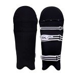 Whitedot Color Batting Pad Cover (Clads) - Best Way to Change White pad to Any Color. (Black, Mens/Large, Right)