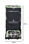 SPORTSYUVA Yoogi Sports Duffle Cricket Kitbag for Men with 2 Bat Caves Shoulder Straps Extra Compartment for Accessories (Green)