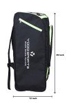 SPORTSYUVA Yoogi Sports Duffle Cricket Kitbag for Men with 2 Bat Caves Shoulder Straps Extra Compartment for Accessories (Green)