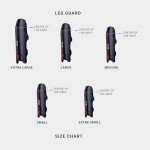 Moonwalkr 2.0 Unisex Cricket Leg Guards - Large Blue