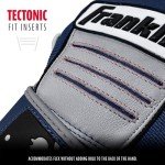 Franklin Sports MLB CFX Pro Baseball Batting Gloves - Gray/Navy - Adult Large