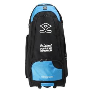 SHREY Pro Premium Duffle Cricket Kit Bag (Black/Blue, Standard)