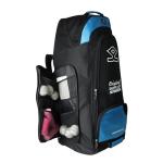SHREY Pro Premium Duffle Cricket Kit Bag (Black/Blue, Standard)