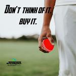 jaspo Synthetic Rubber T-20 Plus Practice Cricket Ball Wind Balls 125-130 GMS for - Indoor Outdoor Street Beach Cricket Red