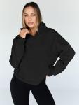 Chic Grey Oversized Half Zip Sweatshirt for Fall