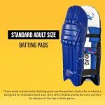 Bratla Pro White Cricket Batting Pads for Men