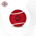 Nivia Heavy Red Tennis Cricket Ball - Single