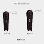 Moonwalkr Slim Wicket Keeping Shin Guards - Black