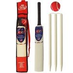 Junior Size 4 Cricket Bat Set - Wooden Gift