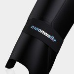 Moonwalkr Slim Wicket Keeping Shin Guards - Black