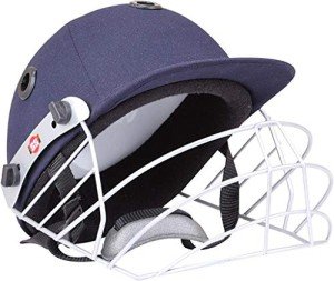 SS Cricket Prince Helmet - Navy Blue, Medium