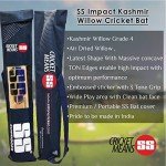 SS Kashmir Willow Full Size Cricket Bat with Cover
