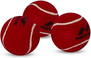 Nivia Heavy Tennis Ball Cricket Ball (Pack of 12)