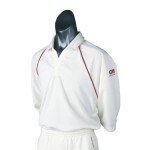Gunn & Moore 5 Teknik Maroon Sleeve Cricket Shirt