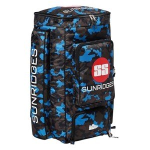 S S Camo Duffle Cricket Kit Bag (Blue)