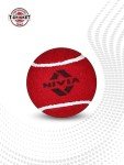 Nivia Heavy Red Tennis Cricket Ball - Single