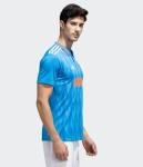 Adidas Men's India ODI Fan Coat - Blue, Large