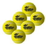 Bratla Pro Tennis Balls for Cricket - Lightweight Cricket Ball Tennis Ball for Tape Ball Cricket Bat (Pack of 6)