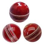AnNafi® Red Cricket Ball | Leather Cricket Balls for Practice A Grade Handstitched | Senior Official Hard & Seasoned |No Stamp for Indoor and Outdoor Practice & Training Cricket Ball (3)