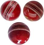 AnNafi® Red Cricket Ball | Leather Cricket Balls for Practice A Grade Handstitched | Senior Official Hard & Seasoned |No Stamp for Indoor and Outdoor Practice & Training Cricket Ball (3)