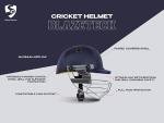Cricket Helmet SG BLAZETECH Small