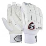 SG Litevate White Cricket Batting Gloves for Youth