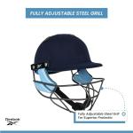Reebok Master Blaster Cricket Helmet (Fixed Steel Grill) Lightweight, Multicolor (Large)