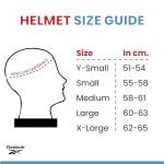 Reebok Master Blaster Cricket Helmet (Fixed Steel Grill) Lightweight, Multicolor (Large)