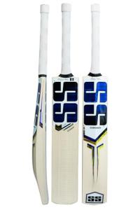 SS Premium Cricket Kashmir Willow Leather Ball Cricket bat ' Adult Size - Short Handle (Bat Cover Included) (Sky Stunner)