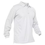 MAGCOMSEN Polo Shirts for Men Long Sleeve Mens Golf Shirts T Shirts Fishing Shirts Work Shirts for Men Casual Shirts Summer Shirts Golf Polo Shirts for Men White