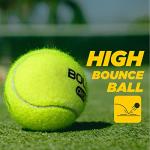 Boldfit Tennis Ball for Cricket Soft Lightweight for Tournament Street Match Lawn, Tennis Court Soft Tennis Ball 3 Pcs