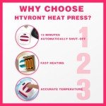 HTVRONT Portable 10"x10" Heat Press Machine