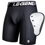 Legendfit Men Football Compression Shorts w/Cup Straps Protective Athletic Sliding Underwear Baseball Lacrosse Cricket