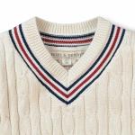 Hope & Henry Boys' V-Neck Cricket Sweater
