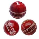 AnNafi® Cricket Rubber Soft Balls for Practice A Grade Handstitched RED| Senior Official (6)