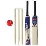 Junior Size 4 Cricket Bat Set - Wooden Gift