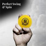 MARIB Wind Cricket Balls - Indoor & Outdoor Soft Training Cricket Ball for Coaching Practice (Yellow)