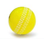jaspo Synthetic Rubber T-20 Plus Practice Cricket Ball Wind Balls 125-130 GMS for - Indoor Outdoor Street Beach Cricket Yellow