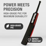 Reebok Blaze Plastic Cricket Bat – Full Size 34" × 4.5", Lightweight PVC, Durable Design for Practice & Recreational Play, Suitable for Ages 15+ (Red)